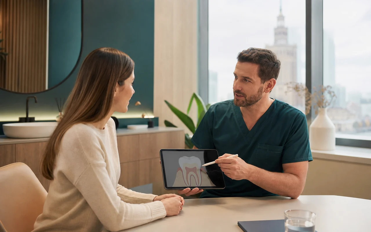 Initial dental consultation